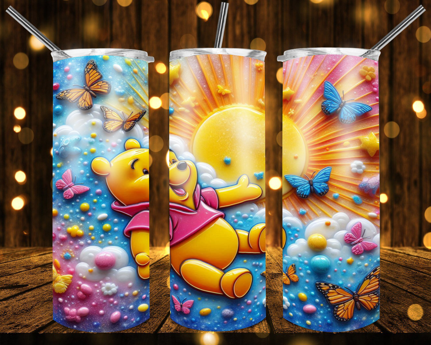3D CARTOON- 20oz Tumbler Wraps Bundle of 22