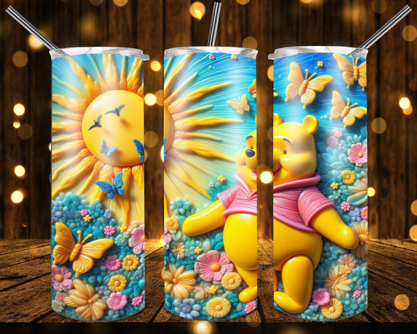3D CARTOON- 20oz Tumbler Wraps Bundle of 22