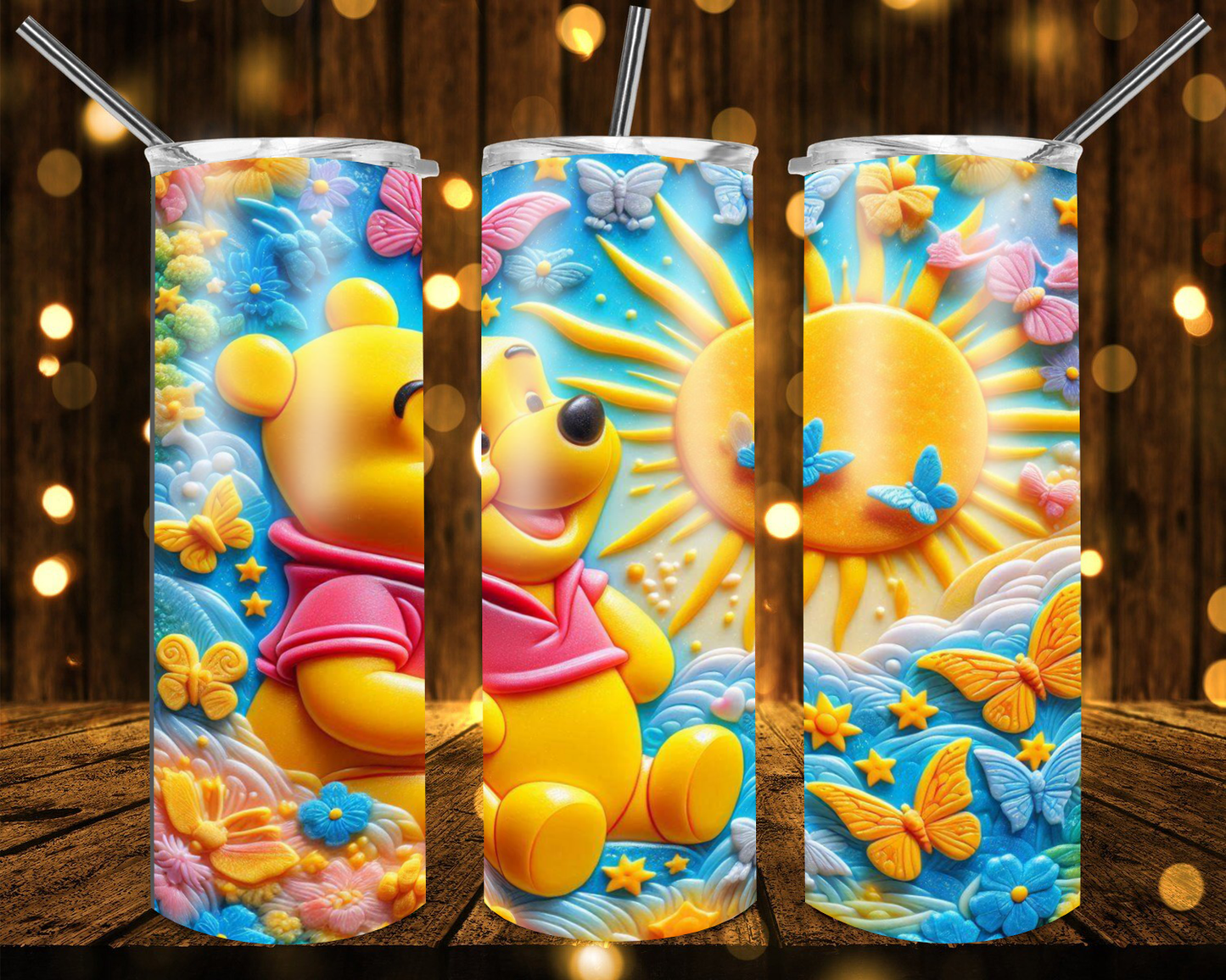 3D CARTOON- 20oz Tumbler Wraps Bundle of 22