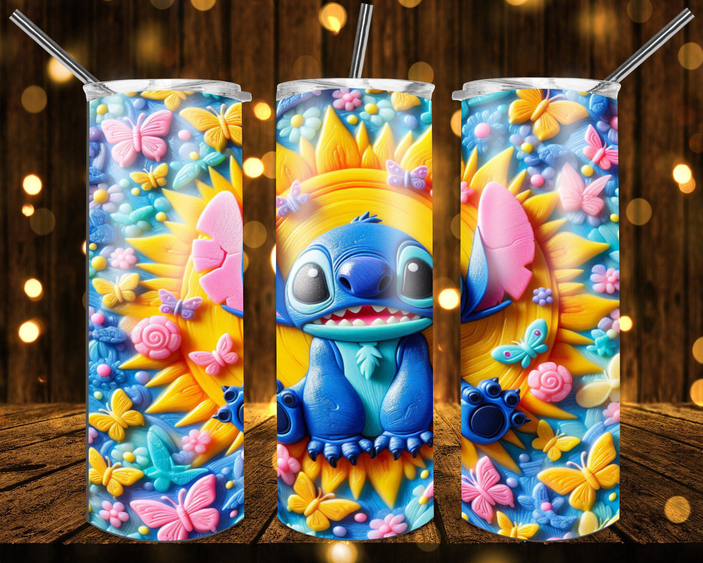 3D CARTOON- 20oz Tumbler Wraps Bundle of 22