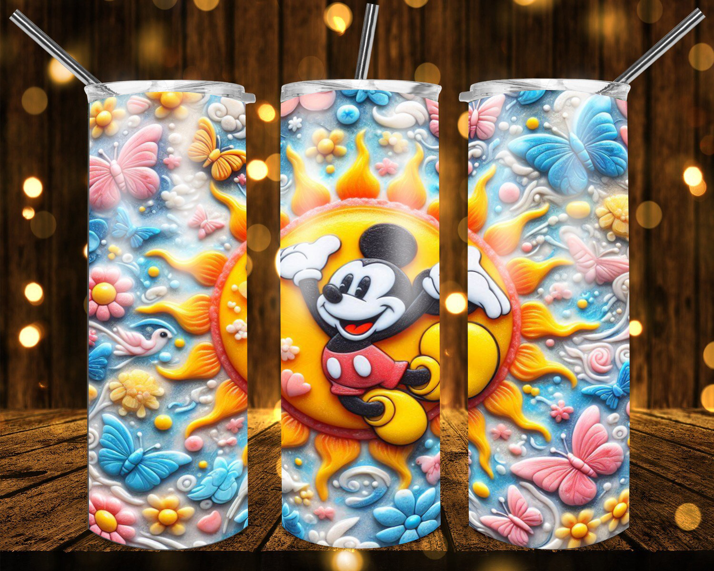 3D CARTOON- 20oz Tumbler Wraps Bundle of 22