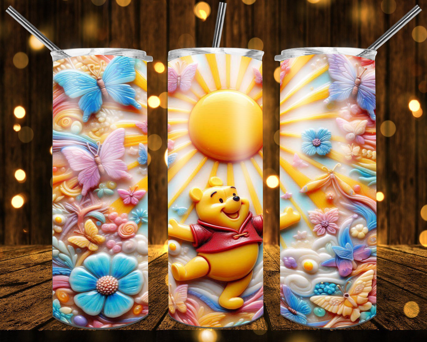 3D CARTOON- 20oz Tumbler Wraps Bundle of 22
