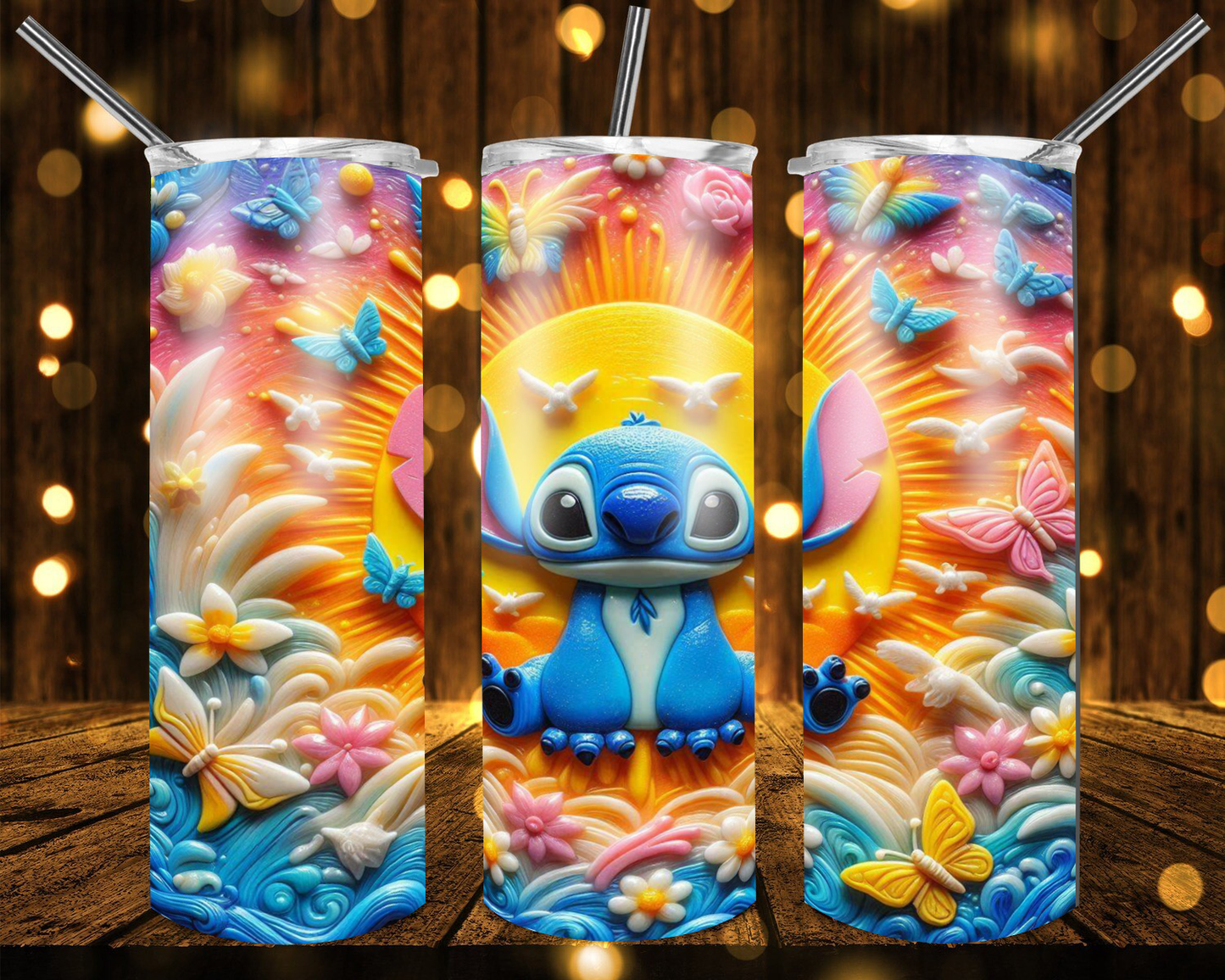 3D CARTOON- 20oz Tumbler Wraps Bundle of 22
