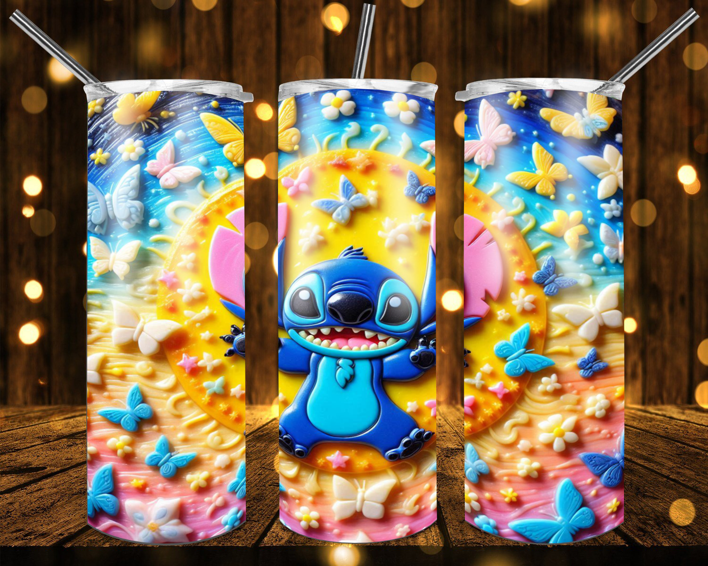 3D CARTOON- 20oz Tumbler Wraps Bundle of 22