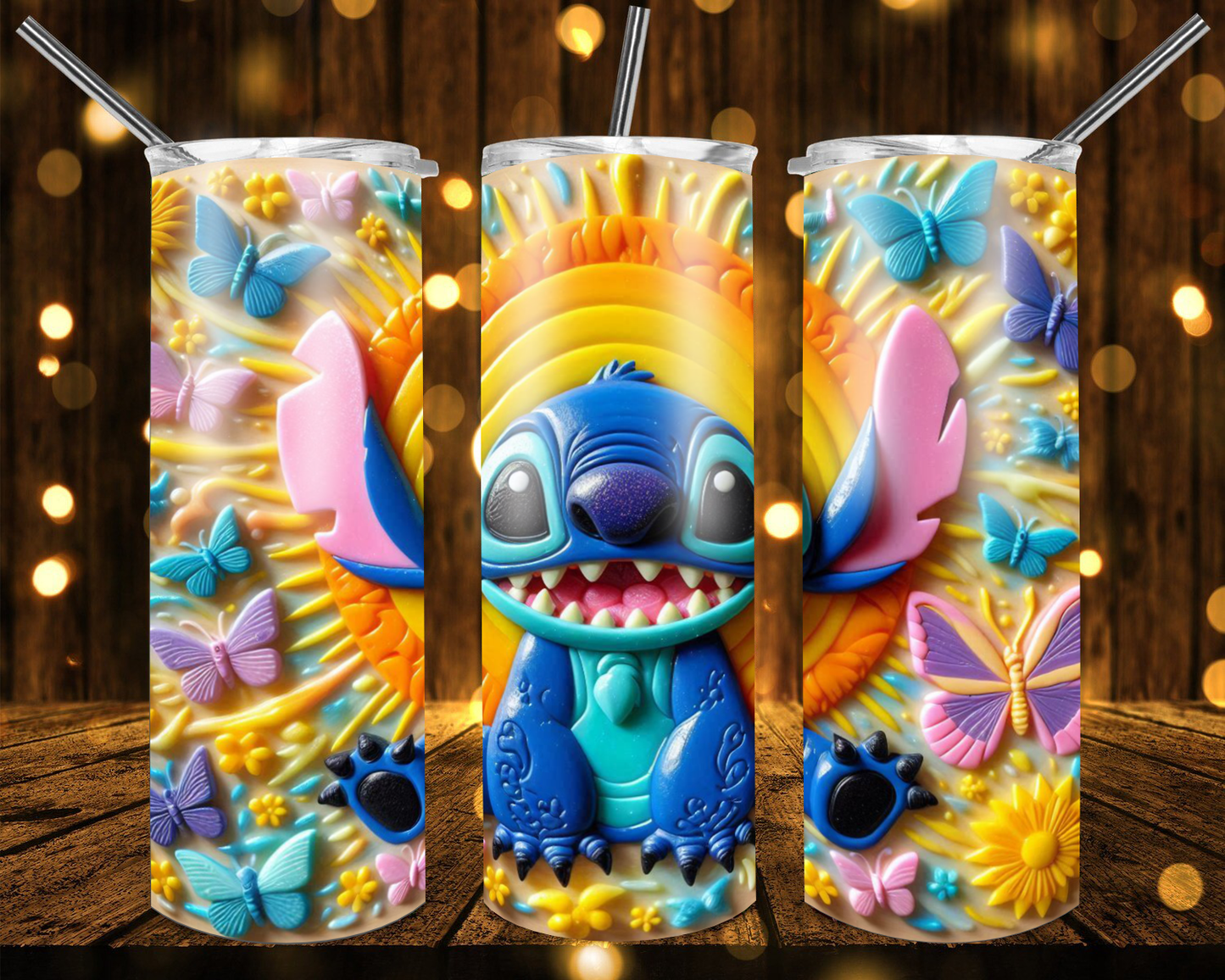 3D CARTOON- 20oz Tumbler Wraps Bundle of 22