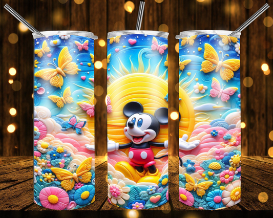 3D CARTOON- 20oz Tumbler Wraps Bundle of 22