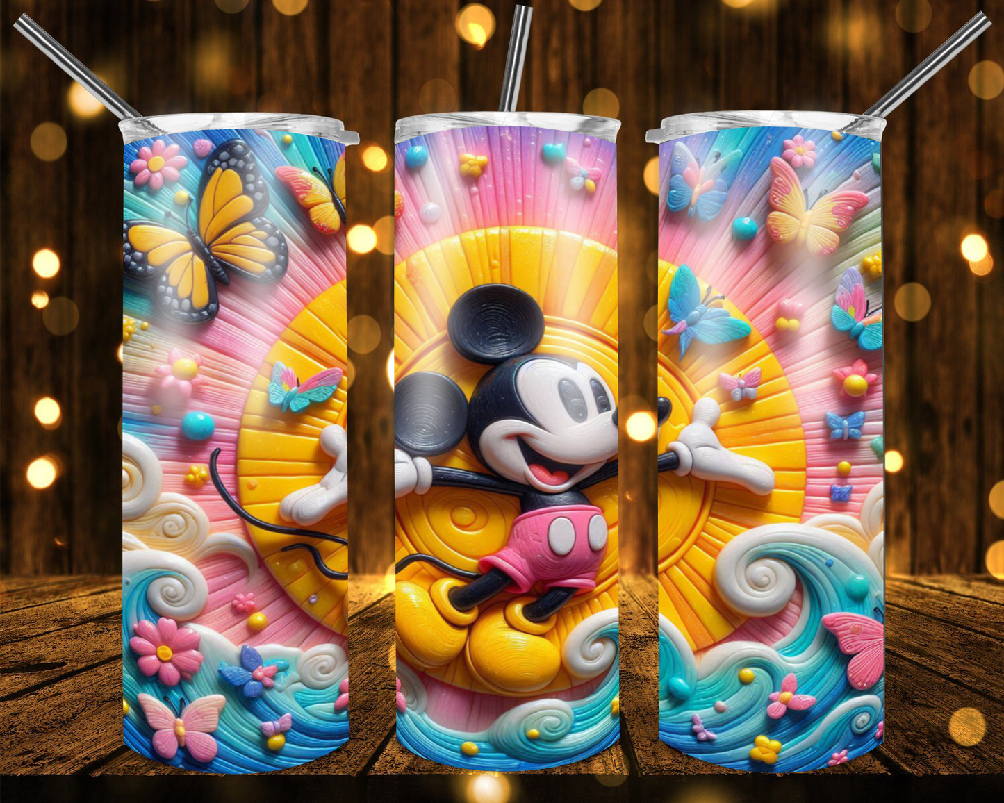 3D CARTOON- 20oz Tumbler Wraps Bundle of 22