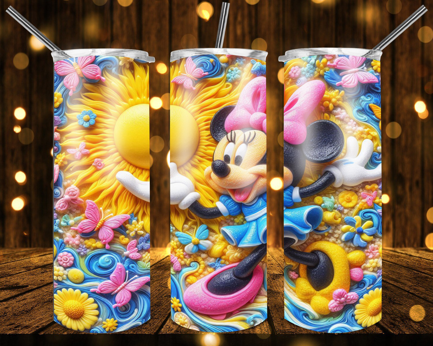 3D CARTOON- 20oz Tumbler Wraps Bundle of 22
